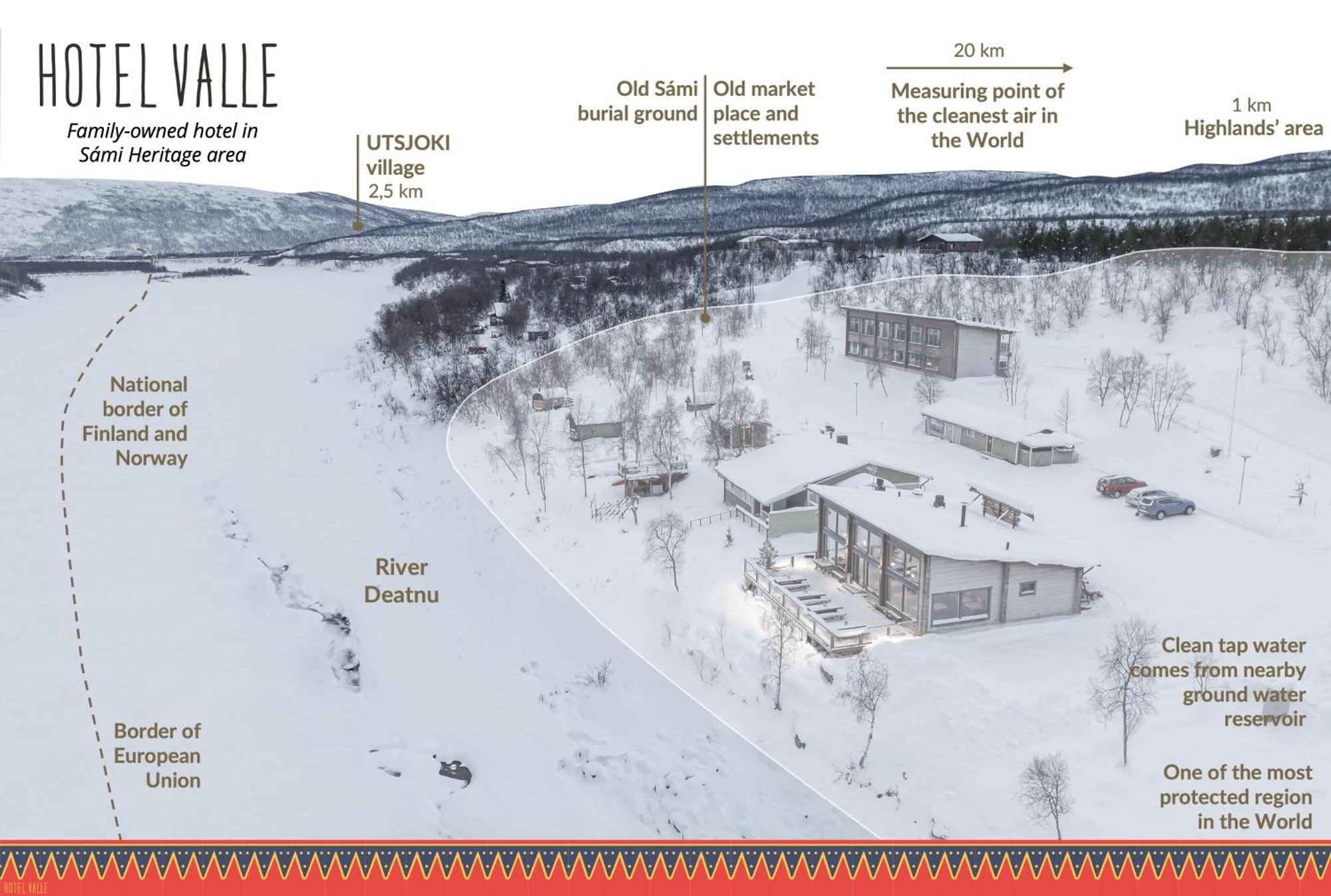 Hotel Valle Lapland Utsjoki Exteriér fotografie